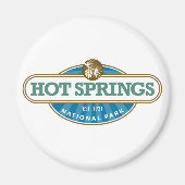 Nationaal park Hot Springs Magneet (Voorkant)