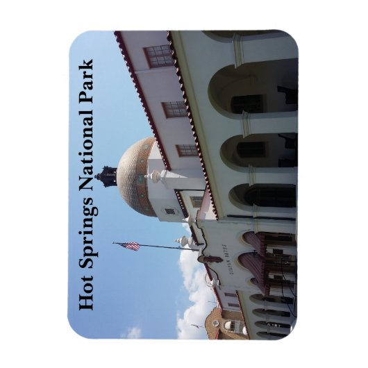 Nationaal park Hot Springs Magneet (Verticaal)