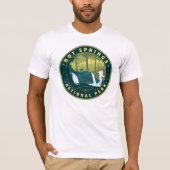 Nationaal park Hot Springs T-shirt (Voorkant)