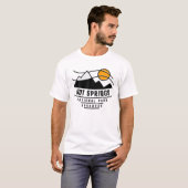 Nationaal park Hot Springs T-shirt (Voorkant volledig)