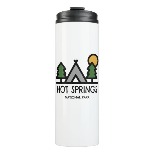 Nationaal park Hot Springs Thermosbeker (Voorkant)