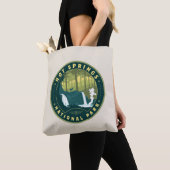 Nationaal park Hot Springs Tote Bag (Dichtbij)