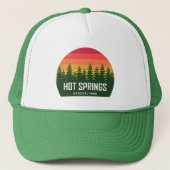 Nationaal park Hot Springs Trucker Pet (Voorkant)