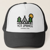 Nationaal park Hot Springs Trucker Pet (Voorkant)
