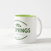 Nationaal park Hot Springs Tweekleurige Koffiemok (Voorkant rechts)