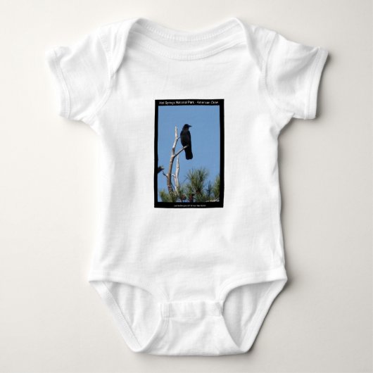 Nationaal park Hots Springs, AR - American Crow Romper (Voorkant)