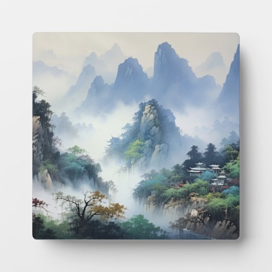 Nationaal park Huangshan Fotoplaat (Voorkant)