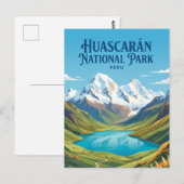 Nationaal park Huascarán Peru Briefkaart (Voorkant / Achterkant)