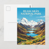 Nationaal park Huascarán Peru Briefkaart (Voorkant / Achterkant)