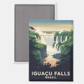 Nationaal park Iguazu Brazilië Magneet (Voorkant / Achterkant)