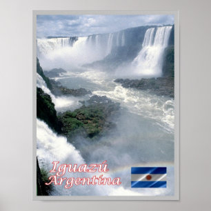 Nationaal Park - Iguazú Waterfall - Argentinië - Poster
