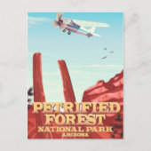 Nationaal park in de benauwde bosbouw, Arizona. Briefkaart (Voorkant)