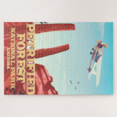 Nationaal park in de benauwde bosbouw, Arizona. Legpuzzel (Horizontaal)