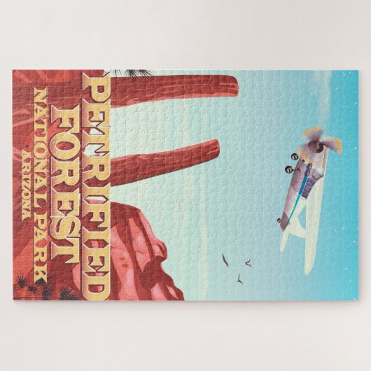 Nationaal park in de benauwde bosbouw, Arizona. Legpuzzel (Horizontaal)