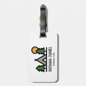 Nationaal Park Indiana Dunes Bagagelabel (Achterkant verticaal)