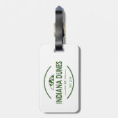 Nationaal Park Indiana Dunes Bagagelabel (Achterkant verticaal)