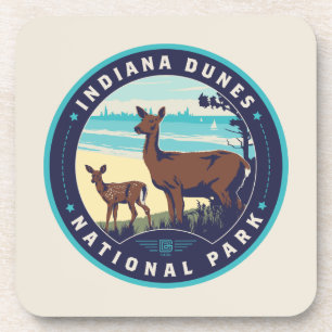 Nationaal Park Indiana Dunes Bier Onderzetter