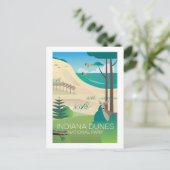 Nationaal Park Indiana Dunes Briefkaart (Staand voorkant)