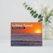 Nationaal park Indiana Dunes - Chicago Uitzicht Briefkaart (Staand voorkant)