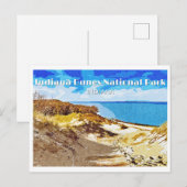Nationaal Park Indiana Dunes Feestdagenkaart (Voorkant / Achterkant)