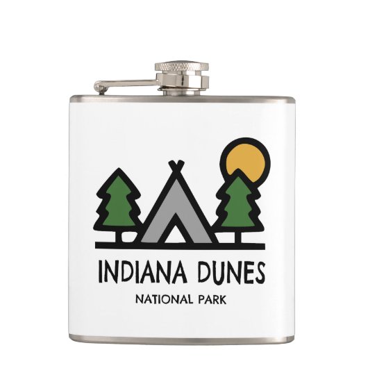 Nationaal Park Indiana Dunes Heupfles (Voorkant)