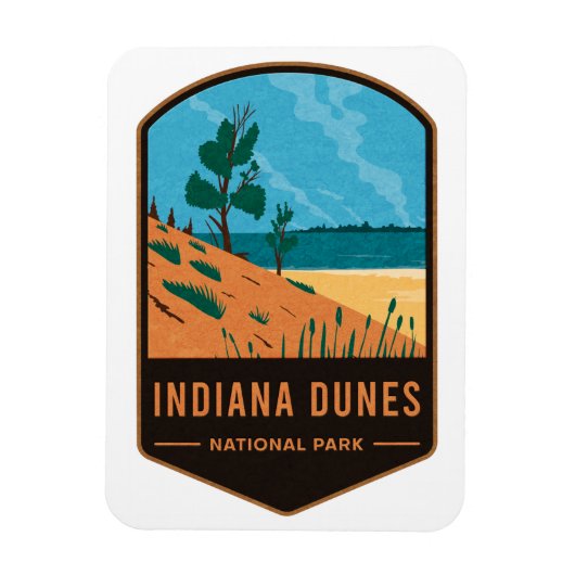 Nationaal Park Indiana Dunes Magneet (Verticaal)