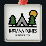 Nationaal Park Indiana Dunes Metalen Ornament<br><div class="desc">Met 15 mijl van Lake Michigan kustlijn en een divers ecosysteem,  Indiana Dunes National Park is een ongeëvenaarde bestemming voor outdoor avonturiers.</div>
