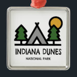 Nationaal Park Indiana Dunes Metalen Ornament<br><div class="desc">Met 15 mijl van Lake Michigan kustlijn en een divers ecosysteem,  Indiana Dunes National Park is een ongeëvenaarde bestemming voor outdoor avonturiers.</div>