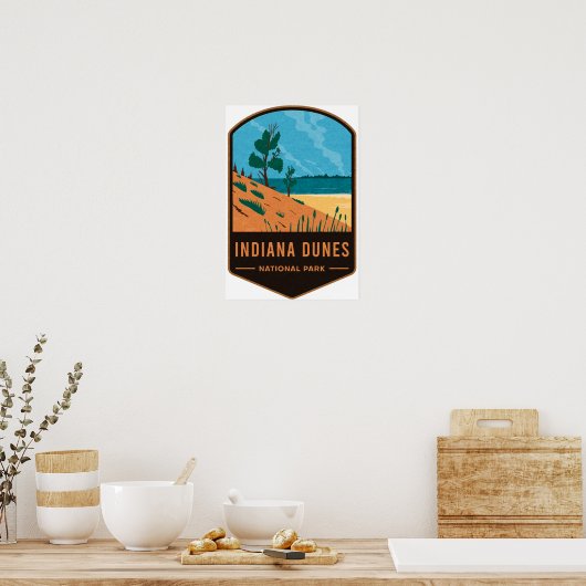 Nationaal Park Indiana Dunes Poster (Keuken)