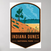 Nationaal Park Indiana Dunes Poster (Voorkant)