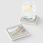 Nationaal Park Indiana Dunes Stenen Onderzetter (Zijkant)