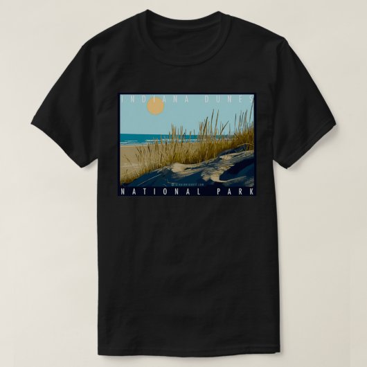 Nationaal Park Indiana Dunes T-shirt (Design voorkant)