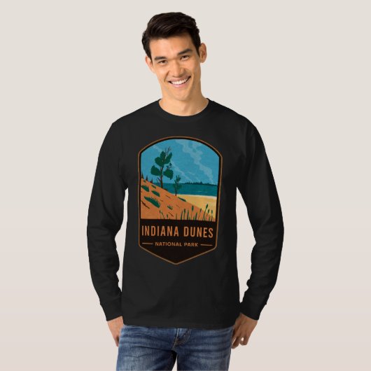 Nationaal Park Indiana Dunes T-shirt (Voorkant volledig)