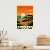 Nationaal park Indiana Dunes V02 Poster (Keuken)