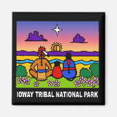 Nationaal Park Ioway Tribal Magneet (Voorkant)