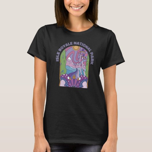 Nationaal park Isle Royale 1 T-shirt (Voorkant)