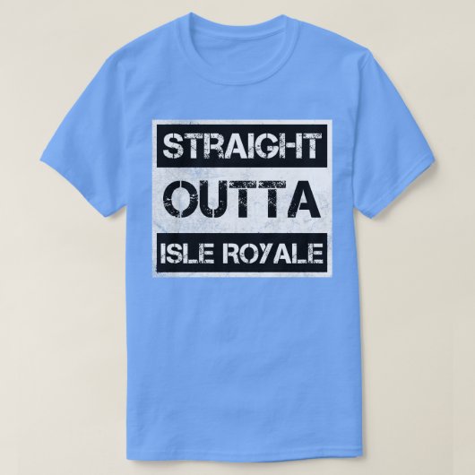 Nationaal park Isle Royale  D T-shirt (Design voorkant)