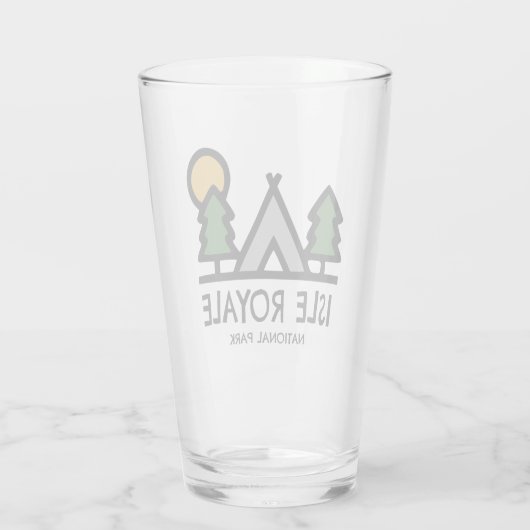 Nationaal park Isle Royale Glas (Achterkant)