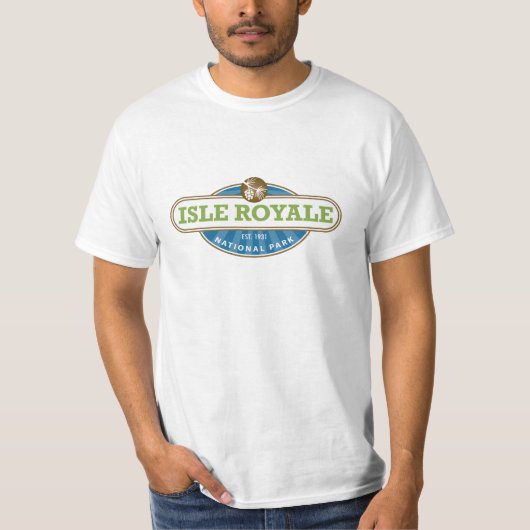 Nationaal park Isle Royale - Michigan T-shirt (Voorkant)