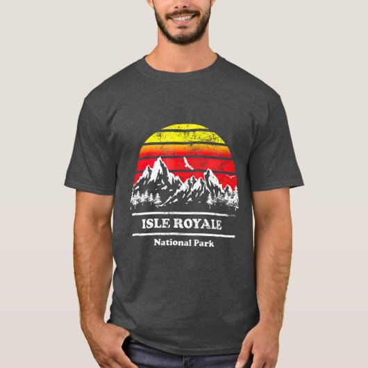 nationaal park Isle Royale T-shirt (Voorkant)