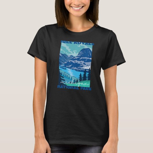 Nationaal Park Isle T-shirt (Voorkant)
