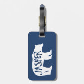 Nationaal Park Jasper Bagagelabel (Achterkant verticaal)