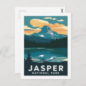 Nationaal Park Jasper Briefkaart (Voorkant / Achterkant)