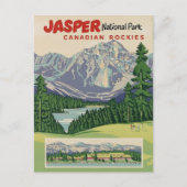 Nationaal Park Jasper Briefkaart (Voorkant)