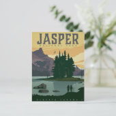 Nationaal park Jasper Briefkaart (Staand voorkant)
