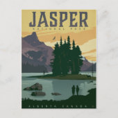 Nationaal park Jasper Briefkaart (Voorkant)