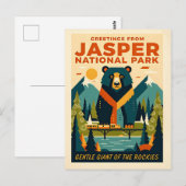 Nationaal park Jasper Canada Briefkaart (Voorkant / Achterkant)