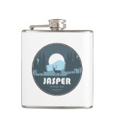 Nationaal Park Jasper Deer Heupfles (Voorkant)