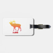 Nationaal park Jasper Elk Bagagelabel (Achterkant horizontaal)