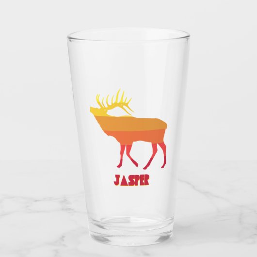 Nationaal park Jasper Elk Glas (Voorkant)